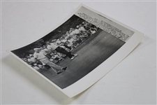 B & W Press Photo Of Ben Hogan At The 1960 PGA Championship At Firestone