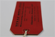1945 Texas Open At Brackenridge Park Golf Course Thursday Ticket #1204