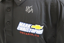 John Daly Signed Personal Straight Down Black Performance 3XL Shirt w/Sponsors JSA ALOA