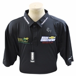John Daly Signed Personal Straight Down Black Performance 3XL Shirt w/Sponsors JSA ALOA