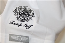 John Daly Signed Personal Straight Down White Performance 3XL Shirt w/Sponsors JSA ALOA