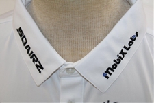John Daly Signed Personal Straight Down White Performance 3XL Shirt w/Sponsors JSA ALOA