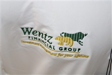 John Daly Signed Personal Straight Down White Performance 3XL Shirt w/Sponsors JSA ALOA