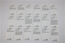 Set of Sporting Personalities Fax-Pax Golf Cards W/ Box