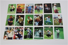 Set of Sporting Personalities Fax-Pax Golf Cards W/ Box