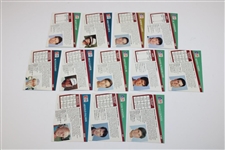 Tom Watson Signed Card w/Eleven 1991 PGA Tour Pro Set Cards JSA ALOA