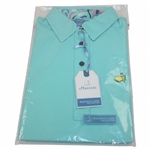 Masters Tournament Magnolia Lane Collection Ladies Aruba Blue Golf Shirt - Size XS - New