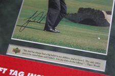 Tiger Woods 2004 Upper Deck Framed Photo In Original Box - Unopened