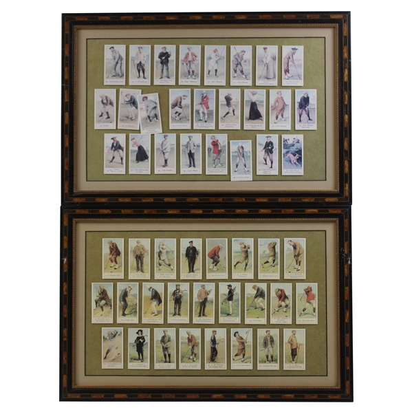 Cope’s Tobacco Golf Card Reprint 1-50 Set - Framed