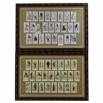 Cope’s Tobacco Golf Card Reprint 1-50 Set - Framed