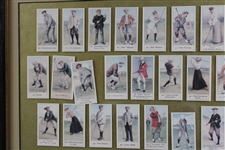 Cope’s Tobacco Golf Card Reprint 1-50 Set - Framed