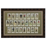 Cope’s Tobacco Golf Card Reprint 1-50 Set - Framed