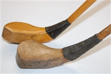 Two (2) Unmarked Juvenile Hickory Shaft Reproduction Putters