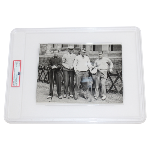 1938 American Walker Cup Team at St. Andrews Acme Newspictures Type I Photo
