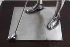 Large 1930’S Bobby Jones'Grand Slam Champion' Style Golfing Figure on Plinth