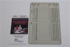 Phil Mickelson Signed Baltusrol Golf Club Official Scorecard w/Photo JSA #AB23482