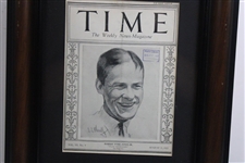 Bobby Jones ‘Cover Only’ 1925 TIME Magazine - Aug. 31 - Wood Framed & Matted