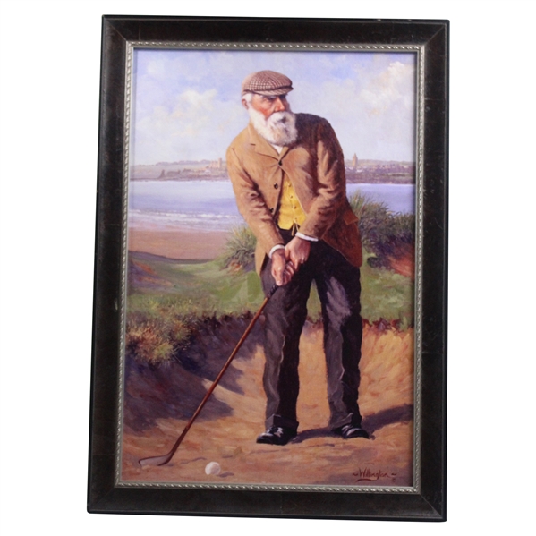 Old Tom Morris, St. Andrews Giclee Print On Canvas by Bernard Willington