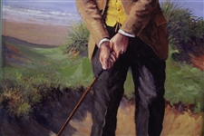 Old Tom Morris, St. Andrews' Giclee Print On Canvas by Bernard Willington