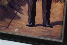 Old Tom Morris, St. Andrews' Giclee Print On Canvas by Bernard Willington