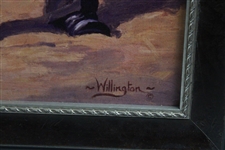 Old Tom Morris, St. Andrews' Giclee Print On Canvas by Bernard Willington