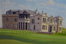 The R&A Clubhouse, St. Andrews, Scotland' Giclee’ Print On Canvas by Bernard Willington