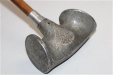 1920'S Crolf Duplex Mallet Type Dual Faced Club Putter