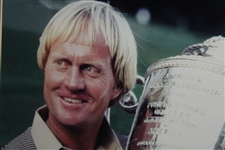 Jack Nicklaus Signed 1980 PGA Championship Color Photo - Framed JSA ALOA