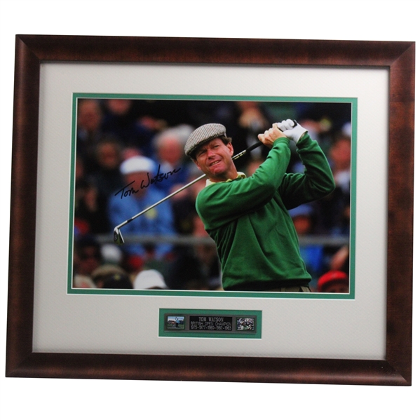 Tom Watson Signed Oversized Color Photograph - Framed JSA ALOA
