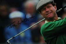 Tom Watson Signed Oversized Color Photograph - Framed JSA ALOA