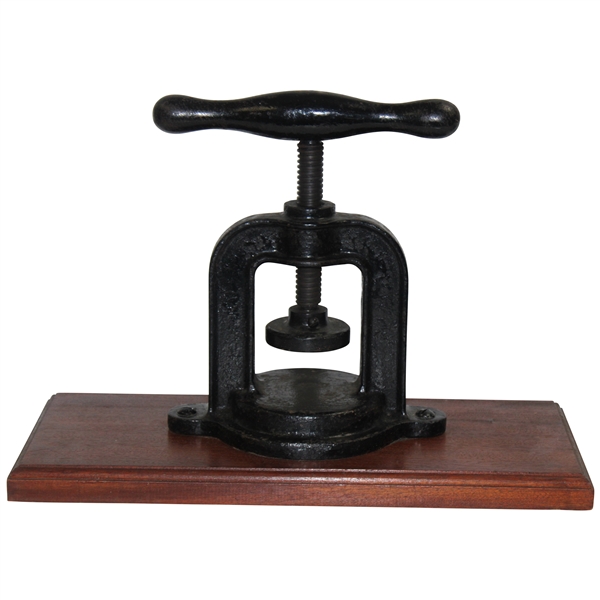 Vintage Golf Ball Press
