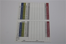 Jack Nicklaus Signed 2000 Uds Open Scorecard with Sitting on Fence Farewell Print JSA ALOA