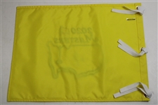 Dustin Johnson Signed 2020 Masters Embroidered Flag JSA ALOA