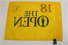 Shane Lowry Signed Undated The Open Flag JSA ALOA