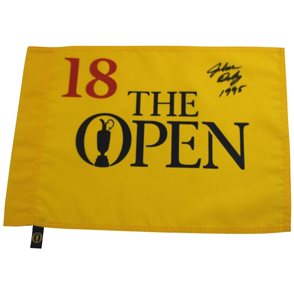 John Daly Signed Undated The Open Flag w/1995 JSA ALOA
