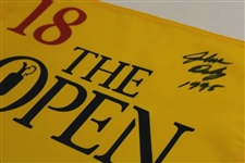 John Daly Signed Undated The Open Flag w/'1995' JSA ALOA