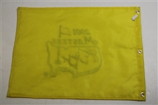 Big 3' Palmer, Nicklaus & Player Signed 2001 Masters Embroidered Flag JSA ALOA
