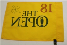 Shane Lowry Signed Undated Open Championship Flag JSA ALOA