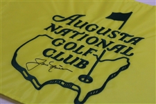 Jack Nicklaus Signed Augusta National Members Embroidered Flag JSA ALOA