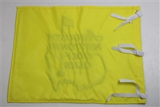 Jack Nicklaus Signed Augusta National Members Embroidered Flag JSA ALOA