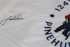 Jordan Spieth Signed 2024 US Open at Pinehurst No. 2 Flag JSA ALOA