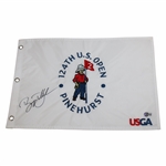 Bryson Dechambeau Signed 2024 US Open at Pinehurst No. 2 Flag JSA ALOA