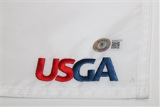 Bryson Dechambeau Signed 2024 US Open at Pinehurst No. 2 Flag JSA ALOA