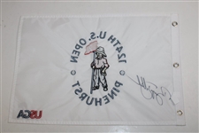 Bryson Dechambeau Signed 2024 US Open at Pinehurst No. 2 Flag JSA ALOA