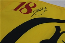 Champion Xander Schauffele Signed 2024 The Open Flag JSA #AT62308