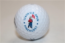 Ludvig Aberg Signed 2024 US Open at Pinehurst No. 2 Golf Ball JSA ALOA