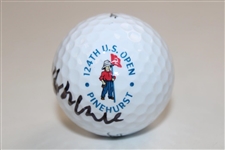 Viktor Hovland Signed 2024 US Open at Pinehurst No. 2 Golf Ball JSA ALOA