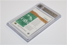 Jack Nicklaus Signed 2001 Ud Card Beckett 10 #00015869677