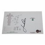 Jordan Spieth Signed Pinehurst #2 Scorecard JSA ALOA