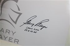 Gary Player Signed Grand Slam Trophy Panoramic Collage w/'Grand Slam' & Years JSA ALOA